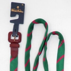 Brooks Brothers Scarf Belt Green Pink Womens sz Xl New